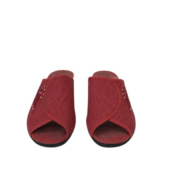 Semelflex Shelia Rouge SZ 40 Red Women’s Slides Sandals Open Toe - Picture 3 of 6